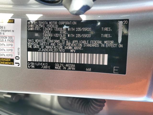 2020 LEXUS RX 350 L - JTJHZKEA9L2017410