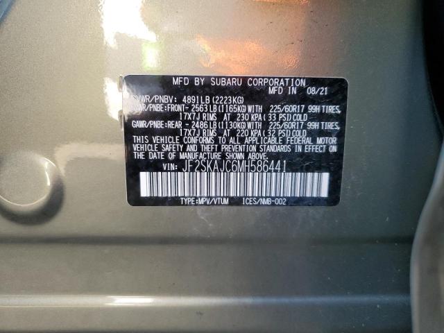 JF2SKAJC6MH586441 Subaru Forester