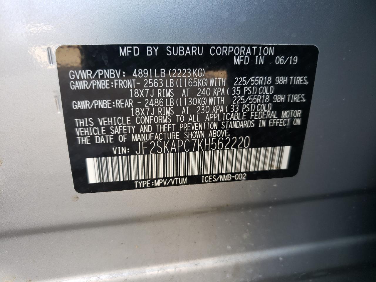 2019 Subaru Forester - Image 13