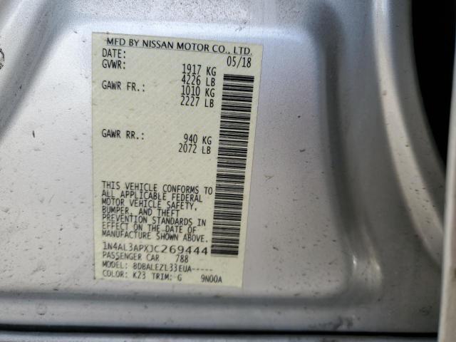 2018 NISSAN ALTIMA 2.5 1N4AL3APXJC269444