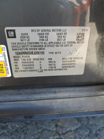 1GKKRRKD0EJ266109 GMC Acadia Slt-1