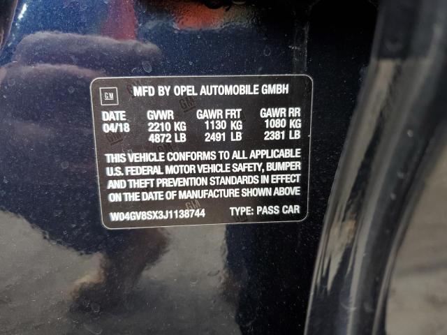 2018 BUICK REGAL TOUR - W04GV8SX3J1138744