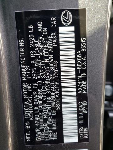 2023 LEXUS ES 300H BA 58AEA1C11PU028748