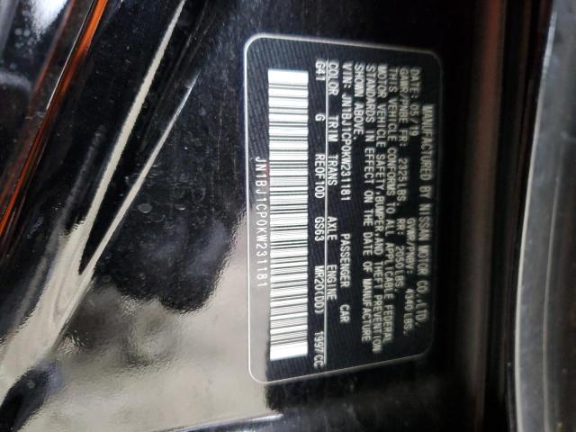 2019 NISSAN ROGUE SPOR JN1BJ1CP0KW231181