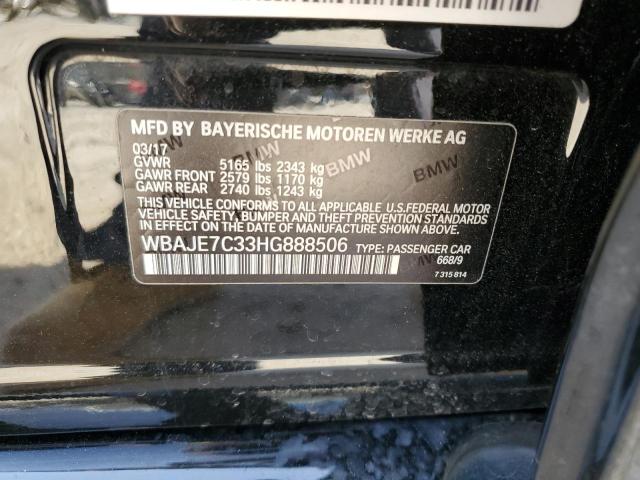 2017 BMW 540 XI - WBAJE7C33HG888506