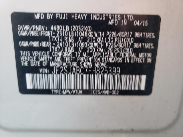 JF2SJABC7FH825399 Subaru Forester 2.5i