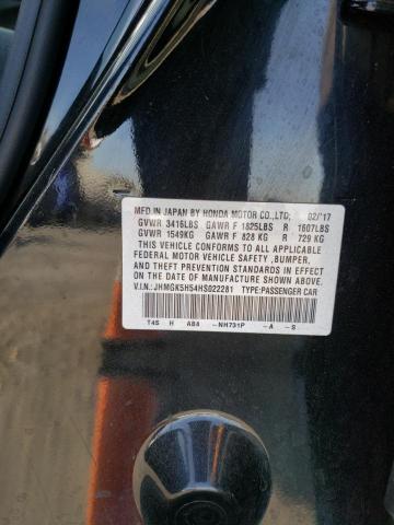 2017 HONDA FIT LX JHMGK5H54HS022281