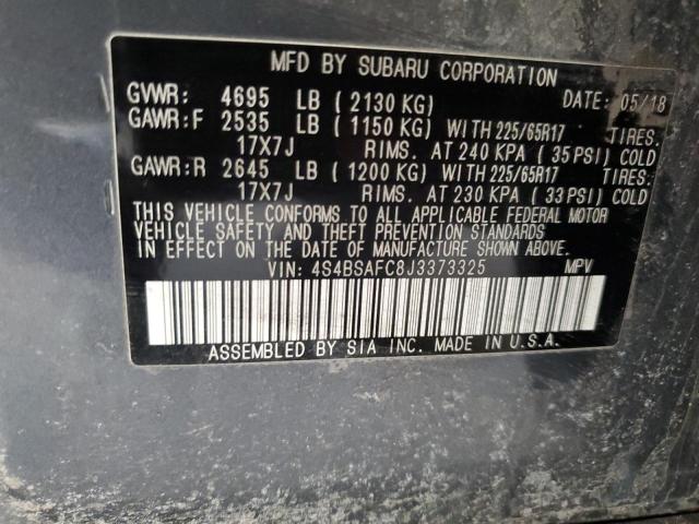 2018 SUBARU OUTBACK 2. - 4S4BSAFC8J3373325