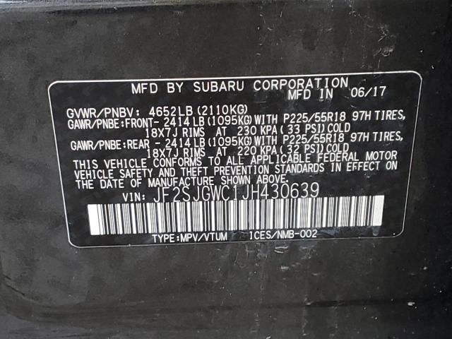 JF2SJGWC1JH430639 Subaru Forester