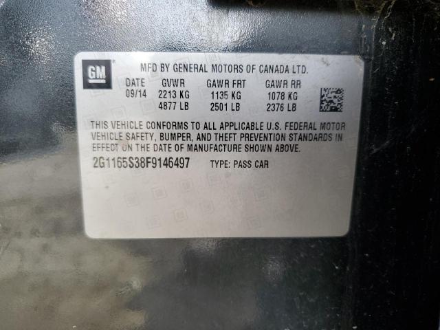 2015 CHEVROLET IMPALA LTZ - 2G1165S38F9146497