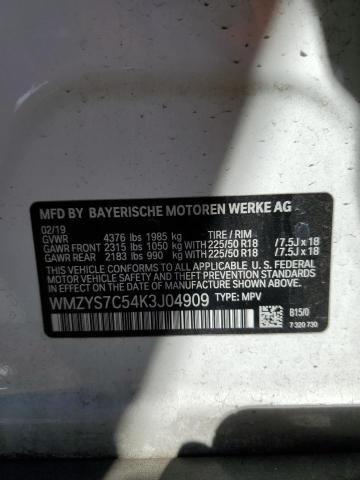 WMZYS7C54K3J04909 Mini Cooper