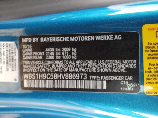 2017 BMW M2 - WBS1H9C58HV886973