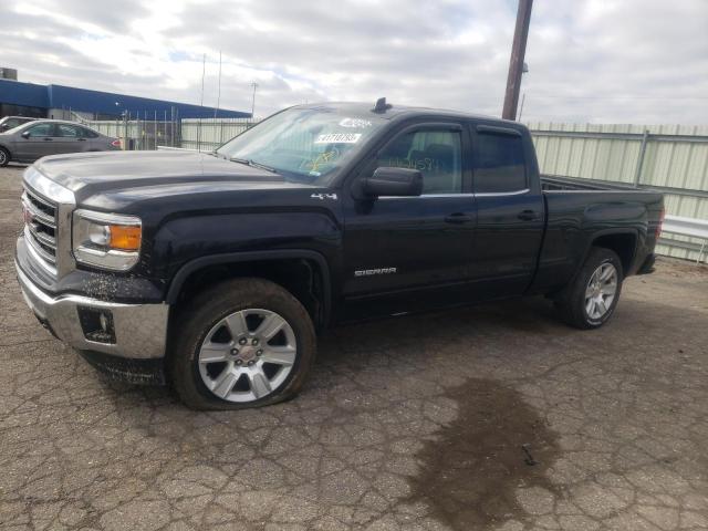 Salvage trucks for sale at Woodhaven, MI auction: 2015 GMC Sierra K1500 SLE