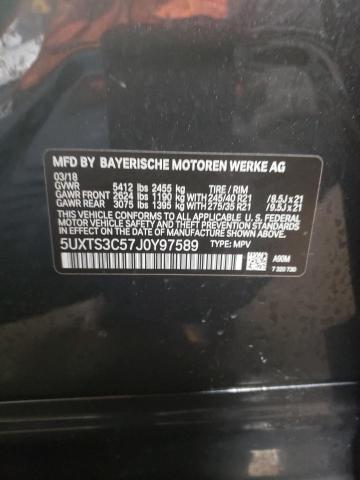 2018 BMW X3 XDRIVEM - 5UXTS3C57J0Y97589