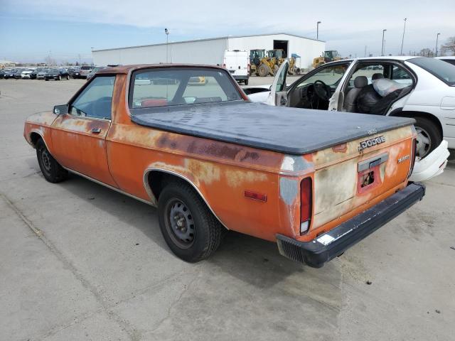 1983 DODGE RAMPAGE VIN: 1B7EZ44C5DD118079