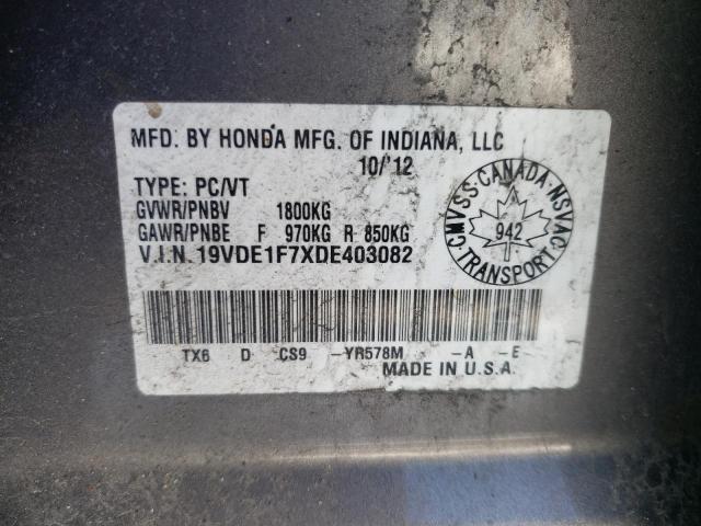 19VDE1F7XDE403082 Acura Ilx 20 Tech
