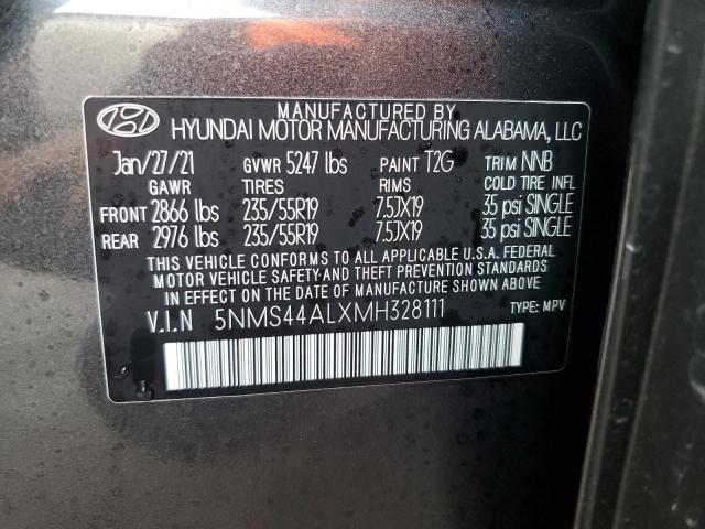 2021 HYUNDAI SANTA FE L - 5NMS44ALXMH328111