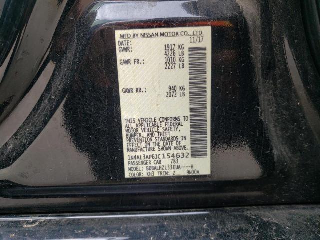 1N4AL3AP6JC154632 Nissan ALTIMA 2.5