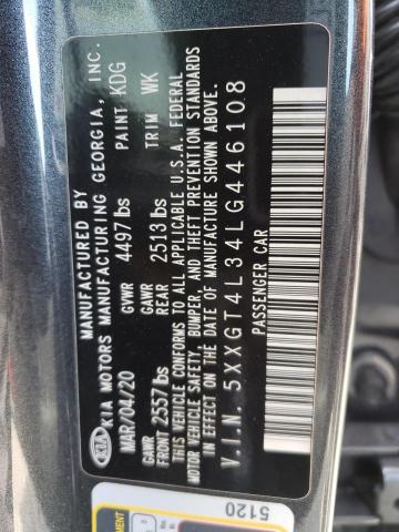 5XXGT4L34LG446108 KIA Optima Lx