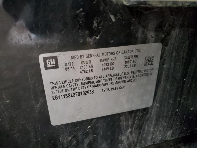 2015 CHEVROLET IMPALA LT 2G1115SL3F9102938