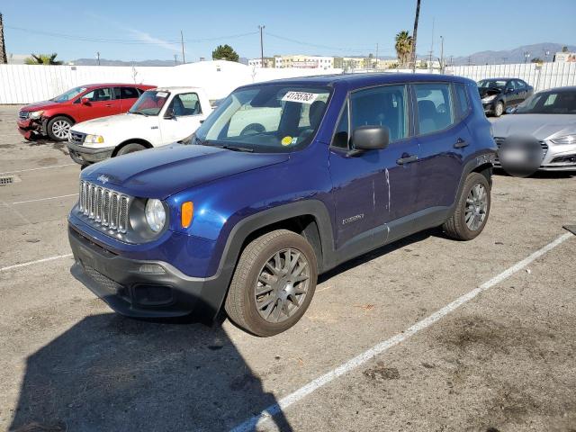 Jeep Renegade синий