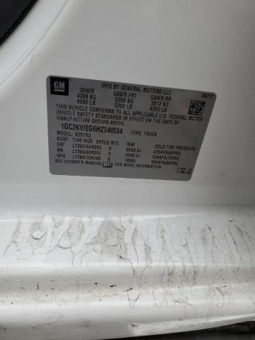 2017 CHEVROLET SILV1500 4 1GC2KWEG6HZ348534