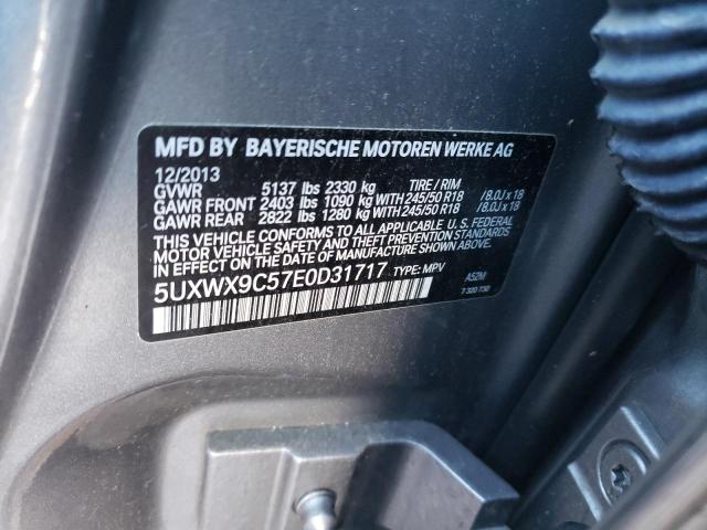 5UXWX9C57E0D31717 BMW X3 Xdrive28i