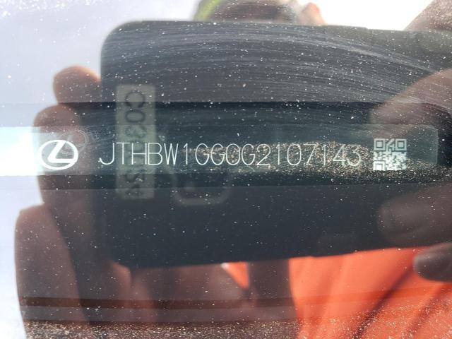 2016 LEXUS ES 300H - JTHBW1GG0G2107143