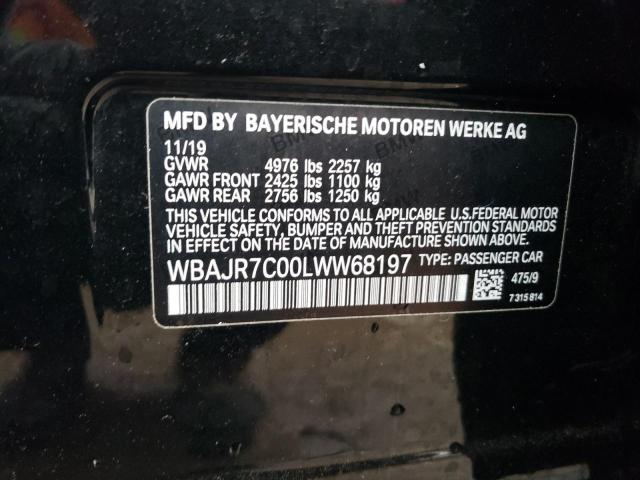 2020 BMW 530 XI - WBAJR7C00LWW68197