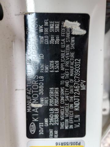 KNDJT2A67C7390312 KIA SOUL +
