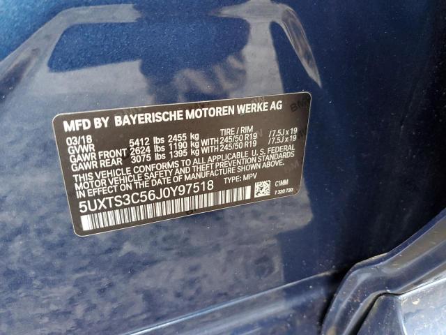 2018 BMW X3 XDRIVEM - 5UXTS3C56J0Y97518