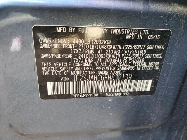 JF2SJAHC6FH832139 Subaru Forester