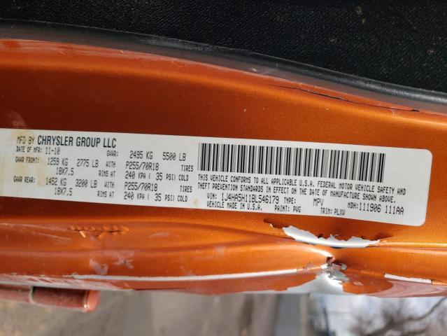 1J4HA5H11BL546179 Jeep Wrangler Unlimited Sahara