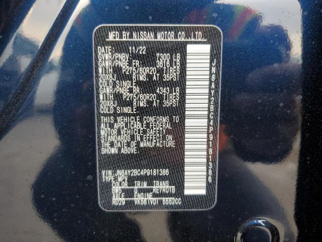 2023 NISSAN ARMADA SL - JN8AY2BC4P9181386