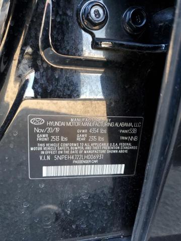 2020 HYUNDAI SONATA LIM - 5NPEH4J22LH006931