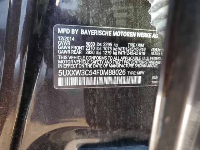 5UXXW3C54F0M88026 BMW X4 Xdrive28i
