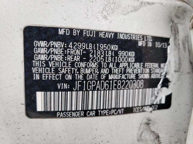 JF1GPAD61E8220308 Subaru Impreza Premium