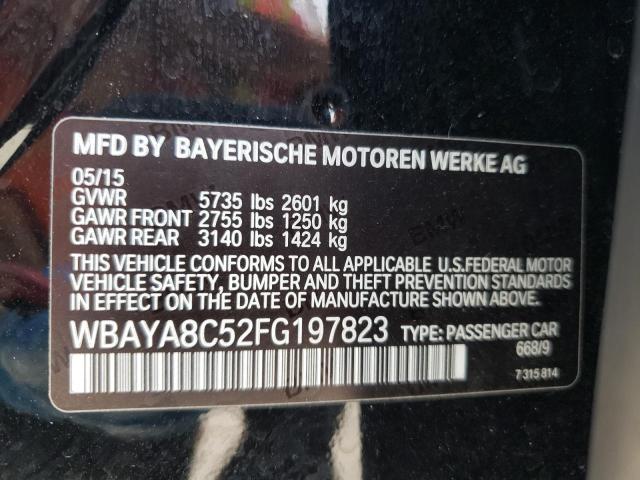 2015 BMW 750I - WBAYA8C52FG197823