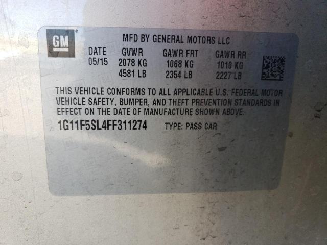 2015 CHEVROLET MALIBU LTZ - 1G11F5SL4FF311274