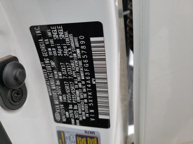 5XYKT4A63FG657890 KIA SORENTO LX