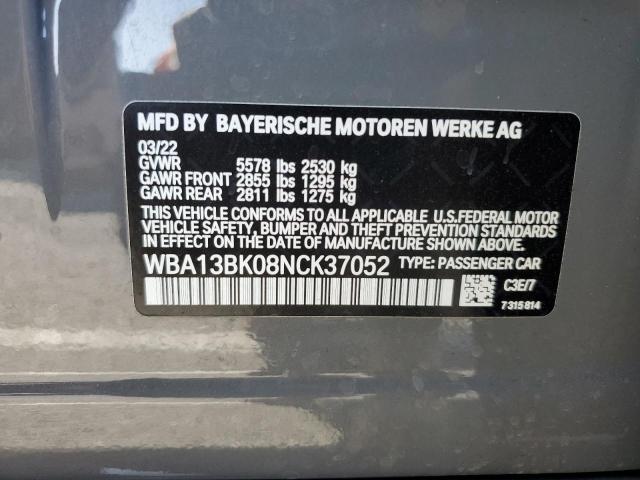2022 BMW M550XI - WBA13BK08NCK37052