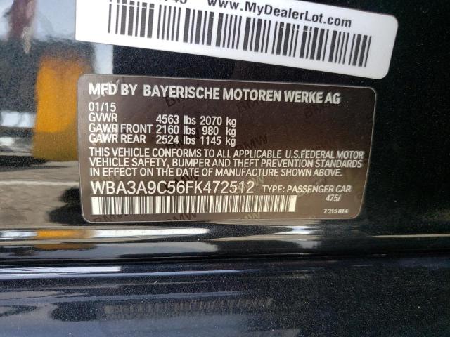 WBA3A9C56FK472512 BMW 335 I