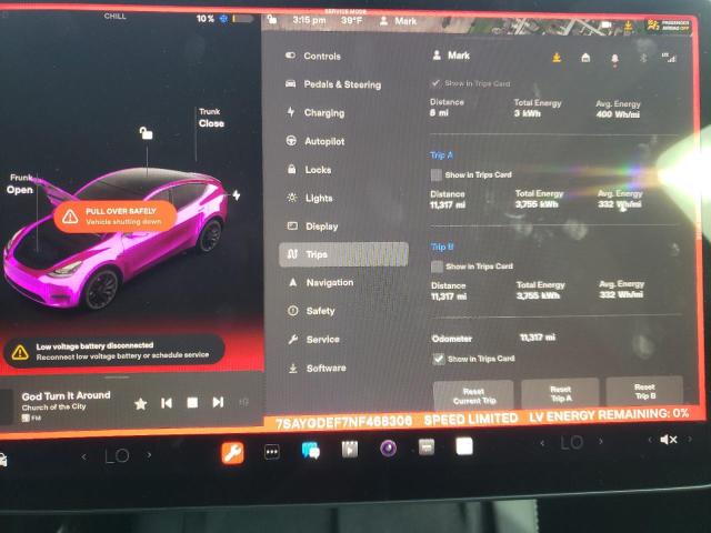 7SAYGDEF7NF468306 Tesla Model Y