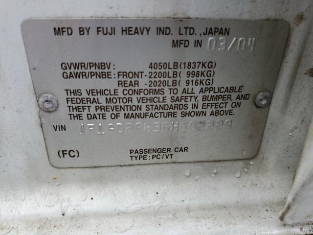 JF1GD29635H502229 Subaru Impreza Wrx