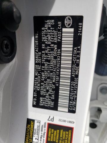 2017 TOYOTA UK 4T1BF1FK7HU283194