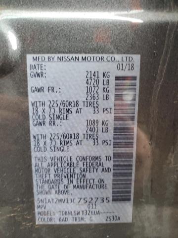 2018 NISSAN ROGUE S - 5N1AT2MV1JC752735