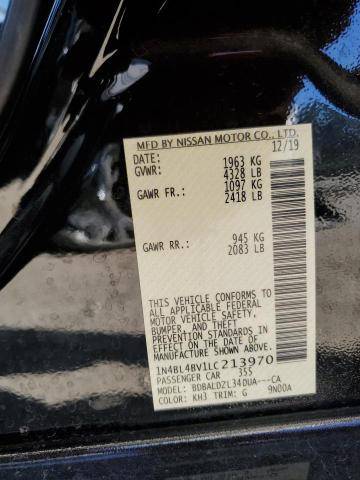 2020 NISSAN ALTIMA S - 1N4BL4BV1LC213970