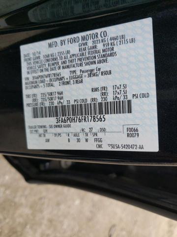 2015 FORD FUSION SE 3FA6P0H76FR178565