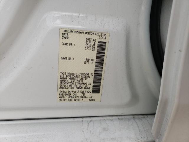 1N4AL3AP9JC268365 Nissan ALTIMA 2.5