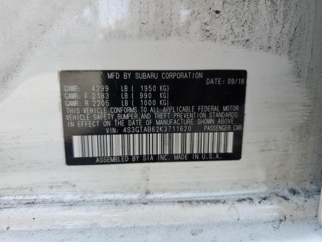 4S3GTAB62K3711620 Subaru IMPREZA